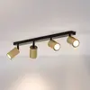 SIGMA Spot pour plafond Zoom, à 4 lampes, noir/doré
