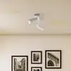 SIGMA Spot pour plafond Zoom, à 2 lampes, blanc
