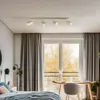 SIGMA Spot pour plafond Zoom, à 4 lampes, blanc