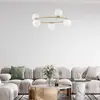 SIGMA Suspension Gama, à 5 lampes, dorée