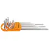 Clés Torx - NEO - 8 pièces - Acier Chrome-vanadium - Surface chromée