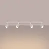 Plafonnier Karbon aluminium 4xGU10 81cm Sollux