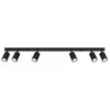 Plafonnier Karbon aluminium 6xGU10 117cm Sollux