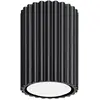 Plafonnier Karbon aluminium 1xGU10 6.5cm Sollux