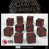 Q Workshop Set De Dés Targaryen 10xd6 10 Le Trône De Fer