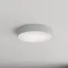 TEMAR LIGHTING Plafonnier Cleo 400, gris, capteur, IP54, Ø 40 cm, méta...