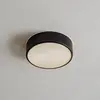 TEMAR LIGHTING Plafonnier Cleo 300, IP54, Ø 30 cm noir