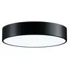 TEMAR LIGHTING Plafonnier Cleo, Ø 40 cm, IP20, noir, métal, E27