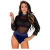 Livco Corsetti Body manches longues Drimina bleu & noir