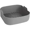 APT DA283 Moule en silicone pour friteuse à air chaud, gris