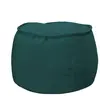 Pouf velours LUCIE coloris bleu canard