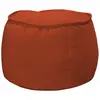 Pouf velours LUCIE coloris terracotta