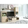 Ensemble meuble TV mural Rico - AC-DÉCO - L 180 x P 38 x 140 cm - Bois - Beige