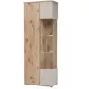 Meuble de rangement haut rainuré catalina 197cm naturel