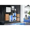 PARIS PRIX Meuble de rangement "switch sbiv" 320cm naturel & blanc