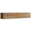 Meuble TV mural - AC-DÉCO - Switch - Bois - Beige - L 180 x H 30 x P 40 cm
