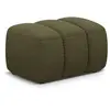 Maison Héritage - Pouf Kimi 1 Place vert - 75x55x40 cm OS