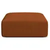 Maison Héritage - Pouf Talia 1 Place Brique - 90x90x40 cm OS