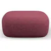 Maison Héritage - Pouf Chenille Estro cerisier - 90x88x40 cm OS