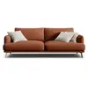 CXL by Christian Lacroix - Canapé Margot 3 Places brique - 200x95x75 c...