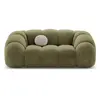 CXL by Christian Lacroix - Canapé Velours Lyna 2 Places vert - 180x114...