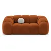 CXL by Christian Lacroix - Canapé Velours Lyna 2 Places terracotta - 1...