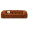 CXL by Christian Lacroix - Canapé Velours Lyna 4 Places terracotta - 2...