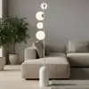 EMIBIG LIGHTING Lampe sur pied Etno LP4, blanc, verre/acier, hauteur 1...