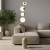 EMIBIG LIGHTING Lampe sur pied Etno LP4, beige, verre/acier, hauteur 1...