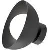 EMIBIG LIGHTING Applique murale Bibi K1, noir, acier/verre, Ø 18 cm