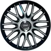 Jeu d'enjoliveurs J-Tec Orden 16-inch noir + anneau chromé