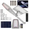 LAMPADAIRE SOLAIRE LED 2000W 50Ah Lanterne DE PÔLE DE JARDIN EXTÉRIEUR