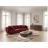 Canap © droit convertible double avance-recule  ©lectrique AUDE tissu ...