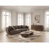 Canap © droit convertible double avance-recule  ©lectrique AUDE tissu ...