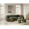 Canapé d'angle convertible avance-recule électrique HALO tissu lisse v...