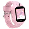 Montre Connectée WiFi Enfant avec carte SIM Appels vidéo et GPS Rose