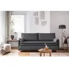 Miuform Canapé 3 pl convertible, gris foncé