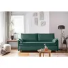 MIUFORM Simon - Canapé avec fonction lit - 207x90cm - Turquoise - Cana...
