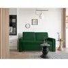 MIUFORM Lucky Lucy - Canapé Cord avec fonction lit - 168x88cm - vert b...