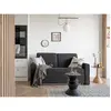 MIUFORM Lucky Lucy - Canapé Cord avec fonction lit - 168x88cm - Anthra...