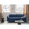 Charming Charlie canapé convertible slim, bleu marine 1318VR11