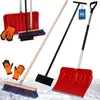 KOTARBAU® Set Pelle à neige avec manche aluminium 135 cm Balai de rue ...