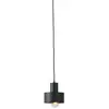 Suspension en métal noir cylindrique 15 cm Fay - Custom Form