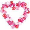 Guirlande de ballons + Support - Coeur Rose/Rouge - 160cm