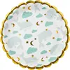 Party Deco Lot de 6 assiettes baleines