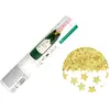 Canon à confettis - Étoiles dorées biodégradables - 20 cm