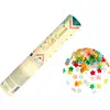 CANON À CONFETTIS PAPIER ÉTOILE 20CM MULTICOLORE