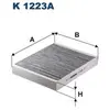 Filtron k1223A-filtre, air de l'habitacle