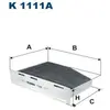 Filtre d'habitacle (filtre à pollen) FILTRON K1111A