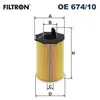 Filtre À L'Huile Oe 674/10 Filtron Hyundai; Kia Filtron Oe674/10